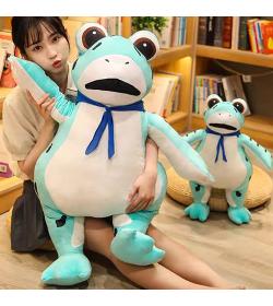 可爱网红青蛙公仔搞怪毛绒玩具抱枕