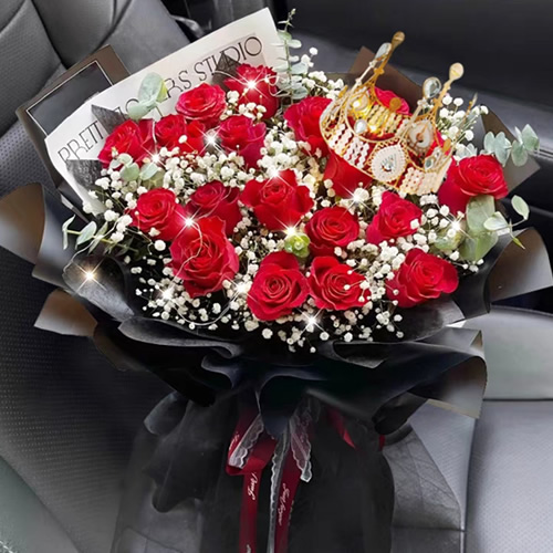 鲜花：浪漫的约定 22枝红玫瑰